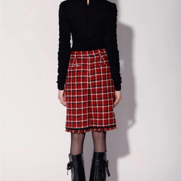 Walter Baker ruched long sleeve top women’s L Black Quiet luxury minimalist - Picture 12 of 12